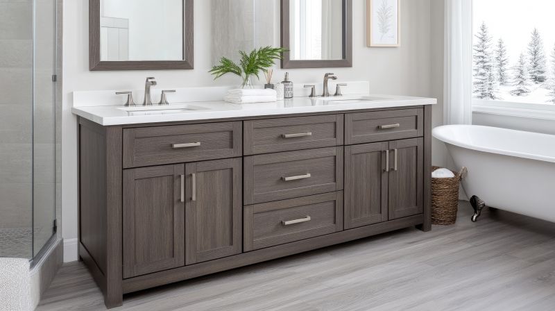 Vanity with Double Sinks